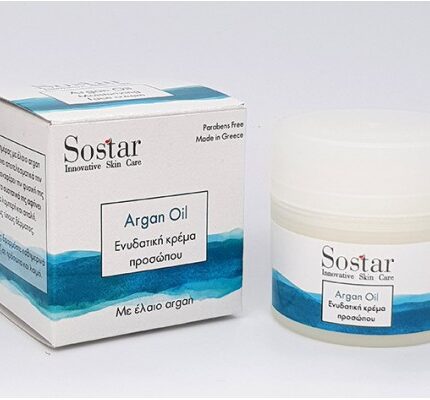 SOSTAR Ενυδατικη κρεμα ημερας με ελαιο argan