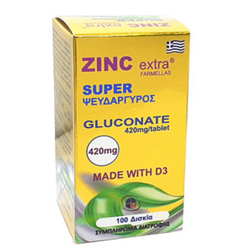 MEDICHROM ZINC GLUCONATE EXTRA 420 MG + VITAMIN D3