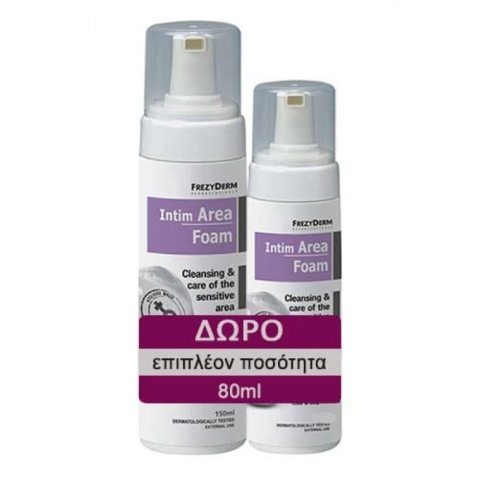 FREZYDERM INTIM AREA FOAM PH 4 150ml & ΔΩΡΟ 80 ML
