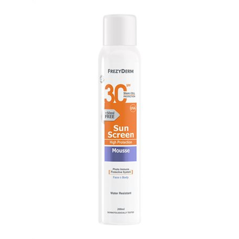 FREZYDERM SUN SCREEN MOUSSE SPF 30