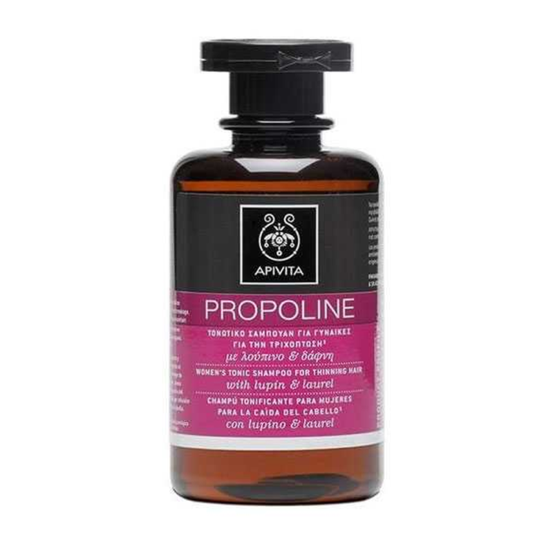 APIVITA PROPOLINE SHAMPOO ΤΟΝΩΤΙΚΟ ΓΥΝΑΙΚΕΙΑΣ ΤΡΙΧΟΠΤΩΣΗΣ ΜΕ ΛΟΥΠΙΝΟ & ΔΑΦΝΗ
