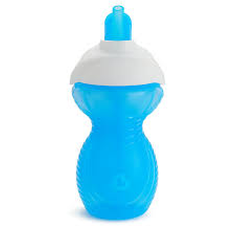 MUNCHKIN ΠΑΓΟΥΡΙ ΜΕ ΕΝΣΩΜΑΤΩΜΕΝΟ ΚΑΛΑΜΑΚΙ ΜΠΛΕ 296ml