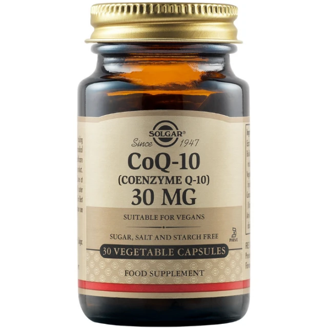 SOLGAR COENZYME Q-10 30MG 30 VEG.CAPS
