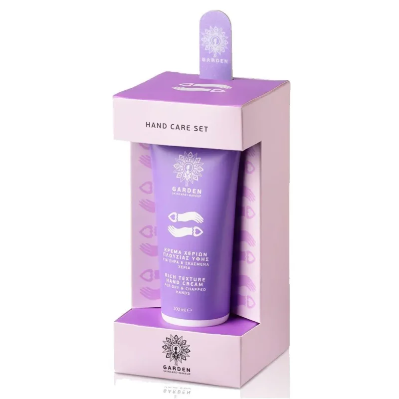 HAND CARE SET ΚΡΕΜΑ ΧΕΡΙΩΝ ΠΛΟΥΣΙΑΣ ΥΦΗΣ+ΛΙΜΑ