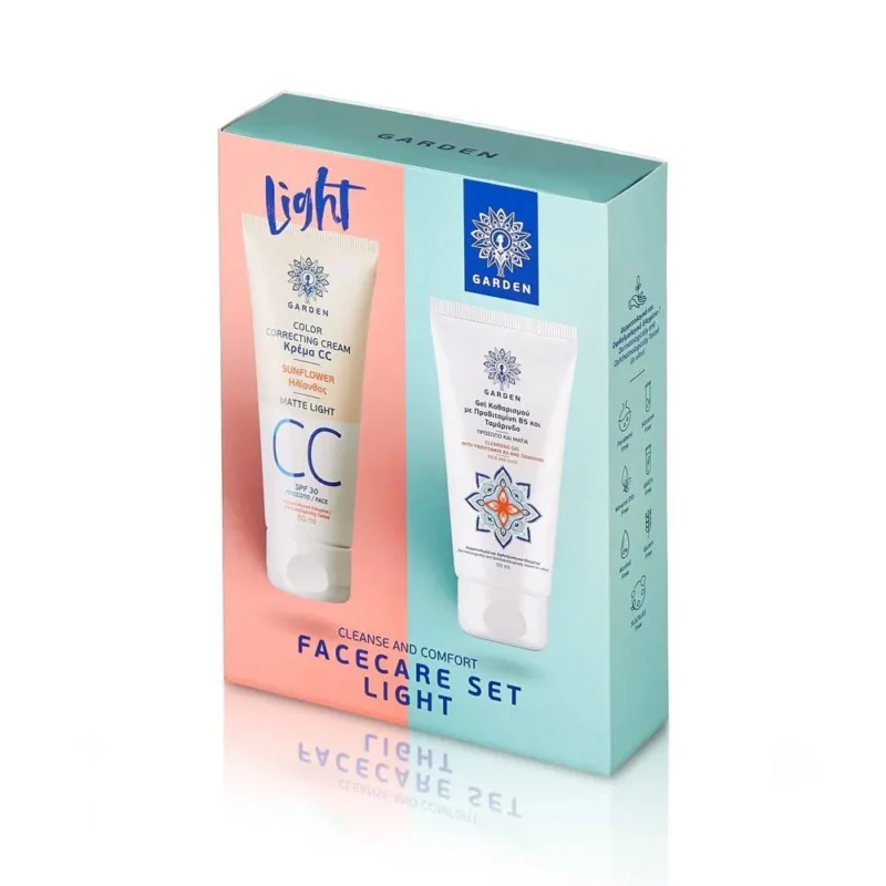 CLEANSE AND COMFORT FACECARE SET LIGHT