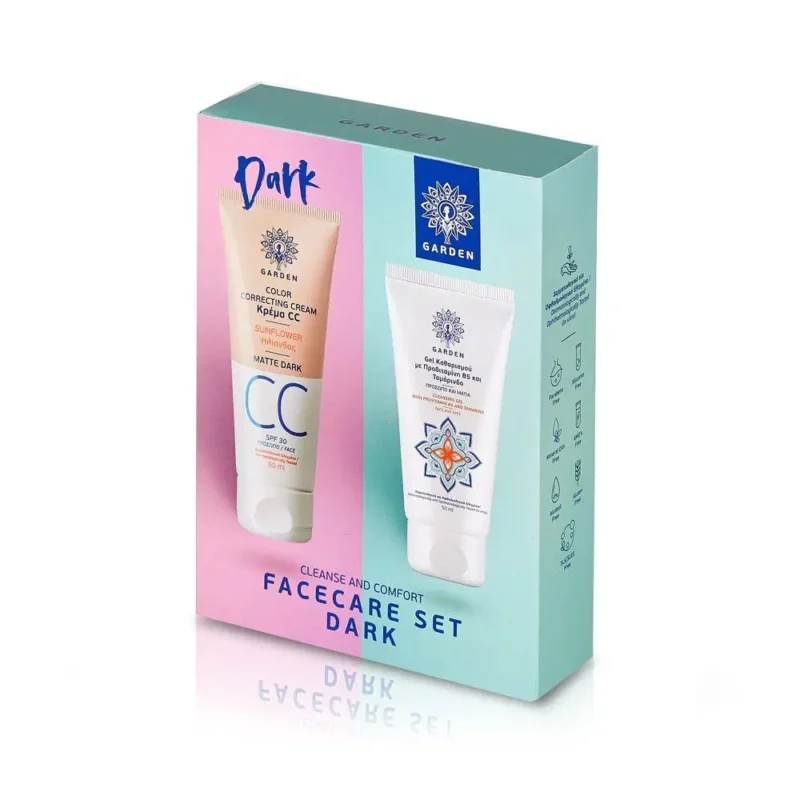CLEANSE AND COMFORT FACECARE SET DARK