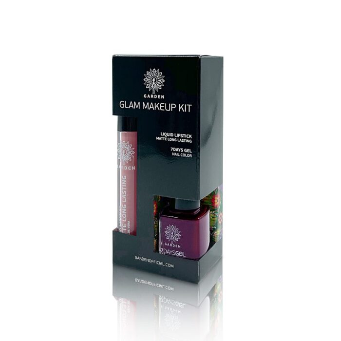 GLAM MAKE-UP KIT (NAIL 46-LIPSTICK 02)