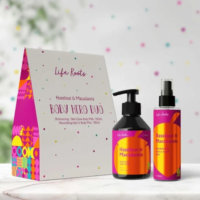 LIFE ROOTS BODY HERO DUO HAZELNUT & MACADAMIA