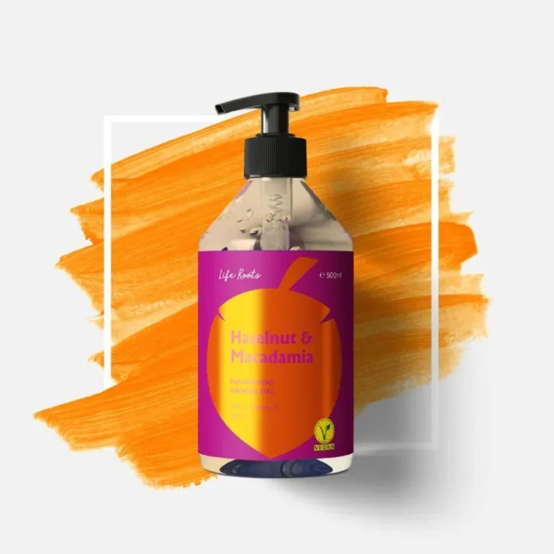 LIFE ROOTS NOURISHNIG SHOWER GEL HAZELNUT & MACADAMIA 500ML