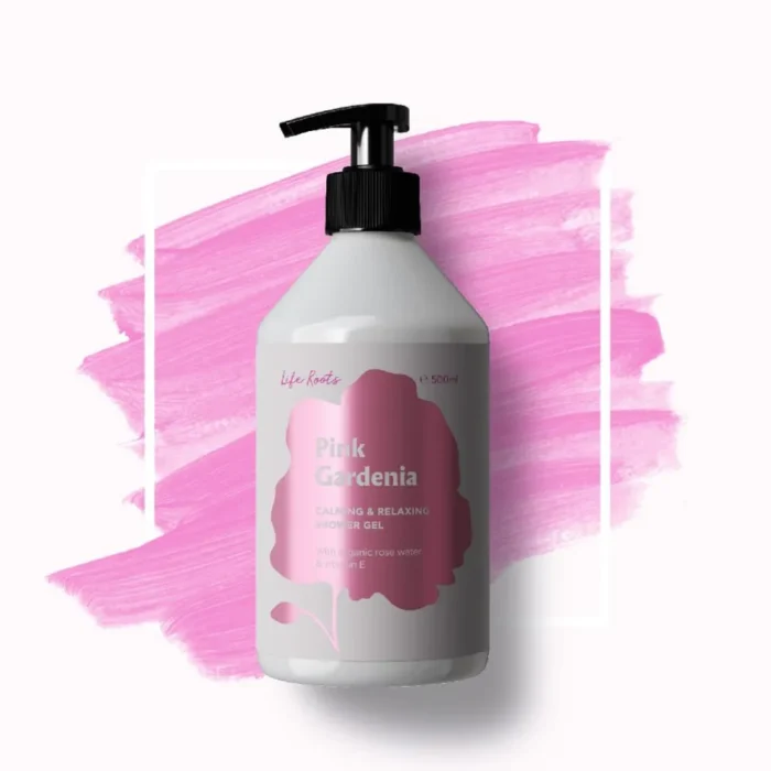LIFE ROOTS CALMING & RELAXING SHOWER GEL PINK GARDENIA 500ML