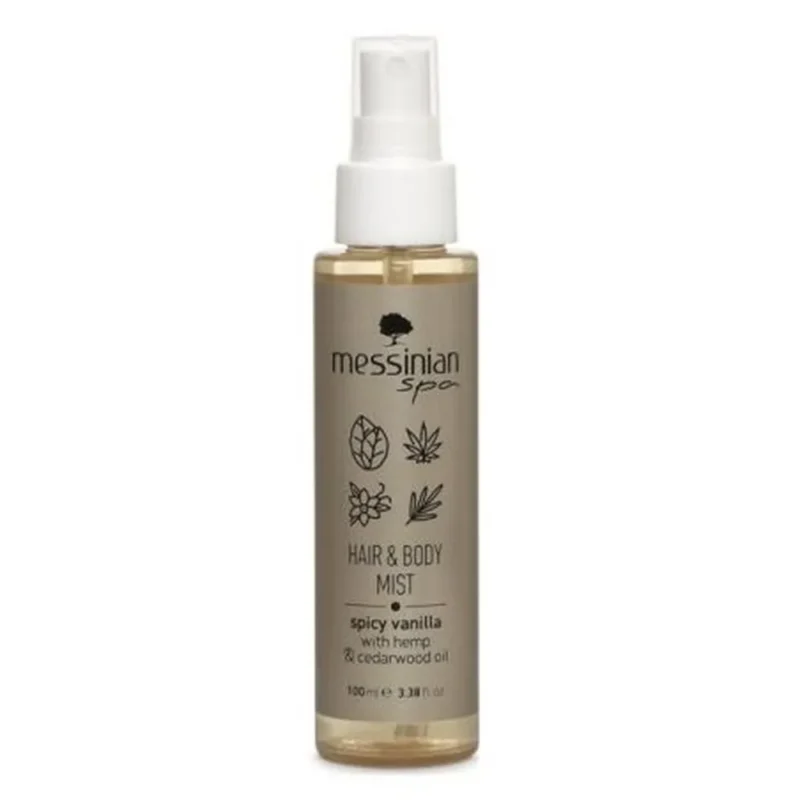 MESSINIAN SPA HAIR & BODY MIST  SPICY VANILLA 100ML