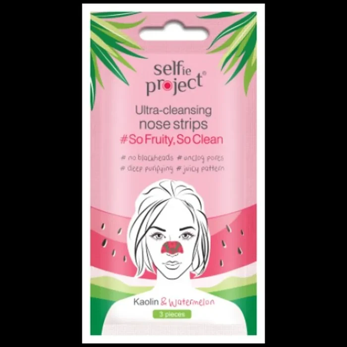 SELFIE PROJECT ULTRA-CLEANSING NOSE STRIPS SO FRUITY, SO CLEAN 3 PIECES
