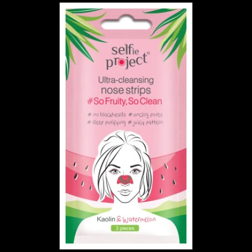 FAR_806 SELFIE PROJECT ULTRA-CLEANSING NOSE STRIPS SO FRUITY, SO CLEAN 3 PIECES