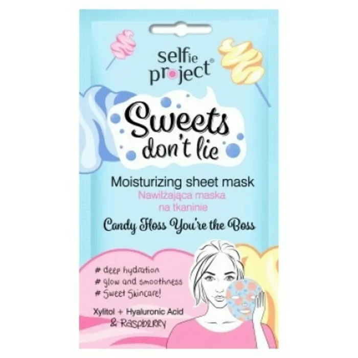 SELFIE PROJECT SWEETS DONT LIE MOISTURIZING SHEET MASK