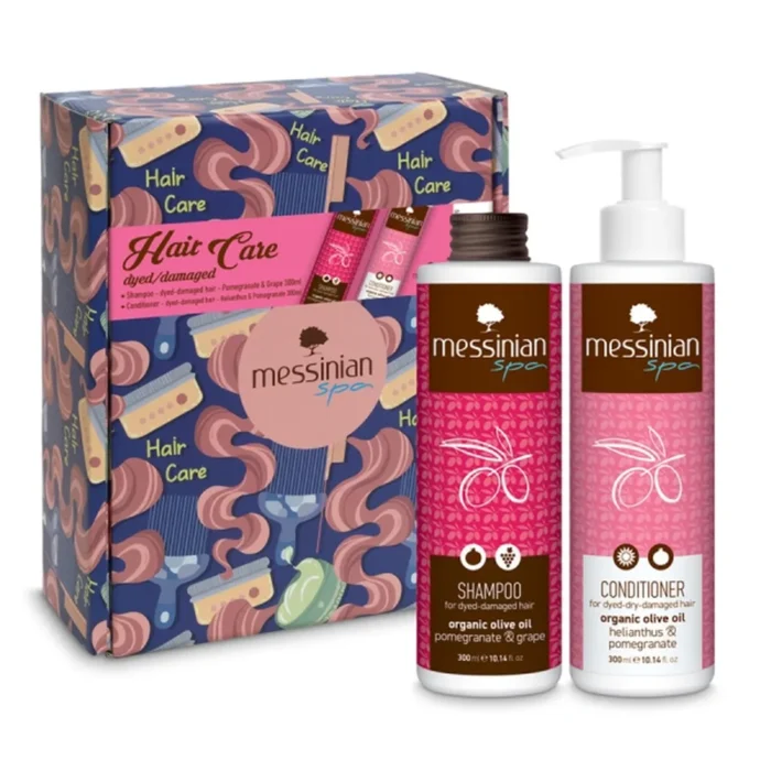 MESSINIAN SPA BEAUTY BOX HAIR CARE ΒΑΜΜΕΝΑ / ΤΑΛΑΙΠΩΡΗΜΕΝΑ ΜΑΛΛΙΑ