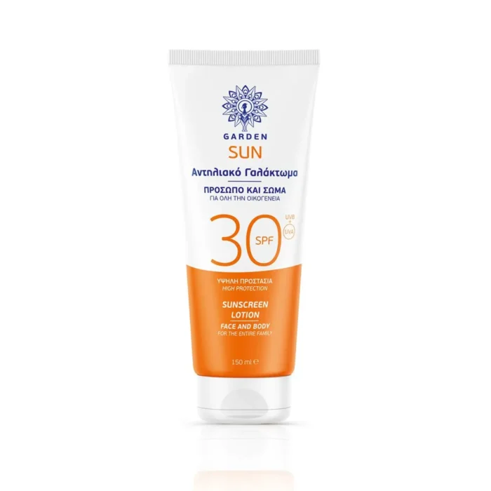 GARDEN SUNSCREEN FACE/BODY LOTION SPF 30