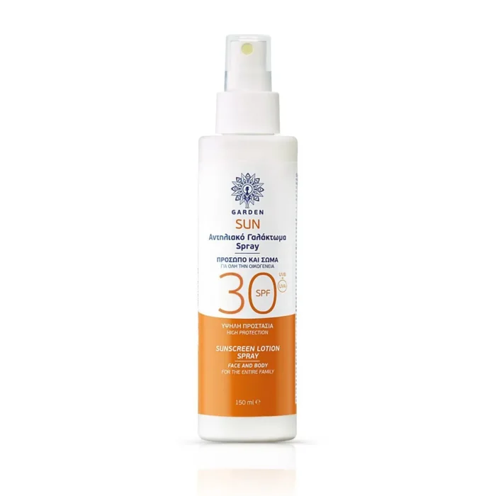 GARDEN SUNSCREEN FACE/BODY SPRAY SPF30