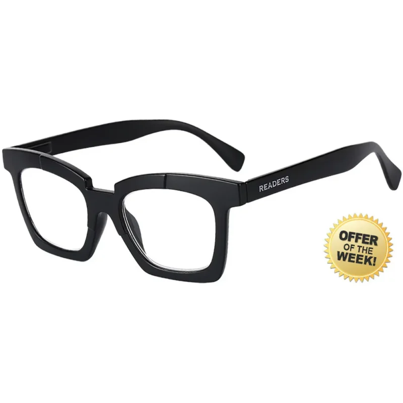 OPTIPHARMA READERS ΓΥΑΛΙΑ ΠΡΕΣΒΥΩΠΙΑΣ RD172 ΜΑΥΡΟ +2,50