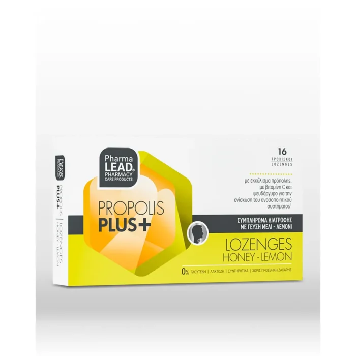 PHARMALEAD PROPOLIS PLUS PASTILIES HONEY-LEMON