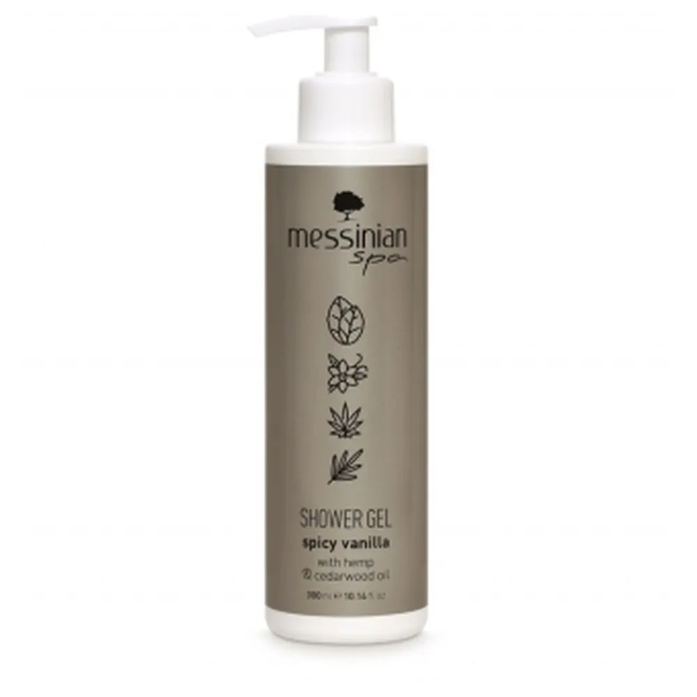 MESSINIAN SPA SHOWER GEL SPICY VANILLA MESSINIAN SPA SHOWER GEL SPICY VANILLA 300ML
